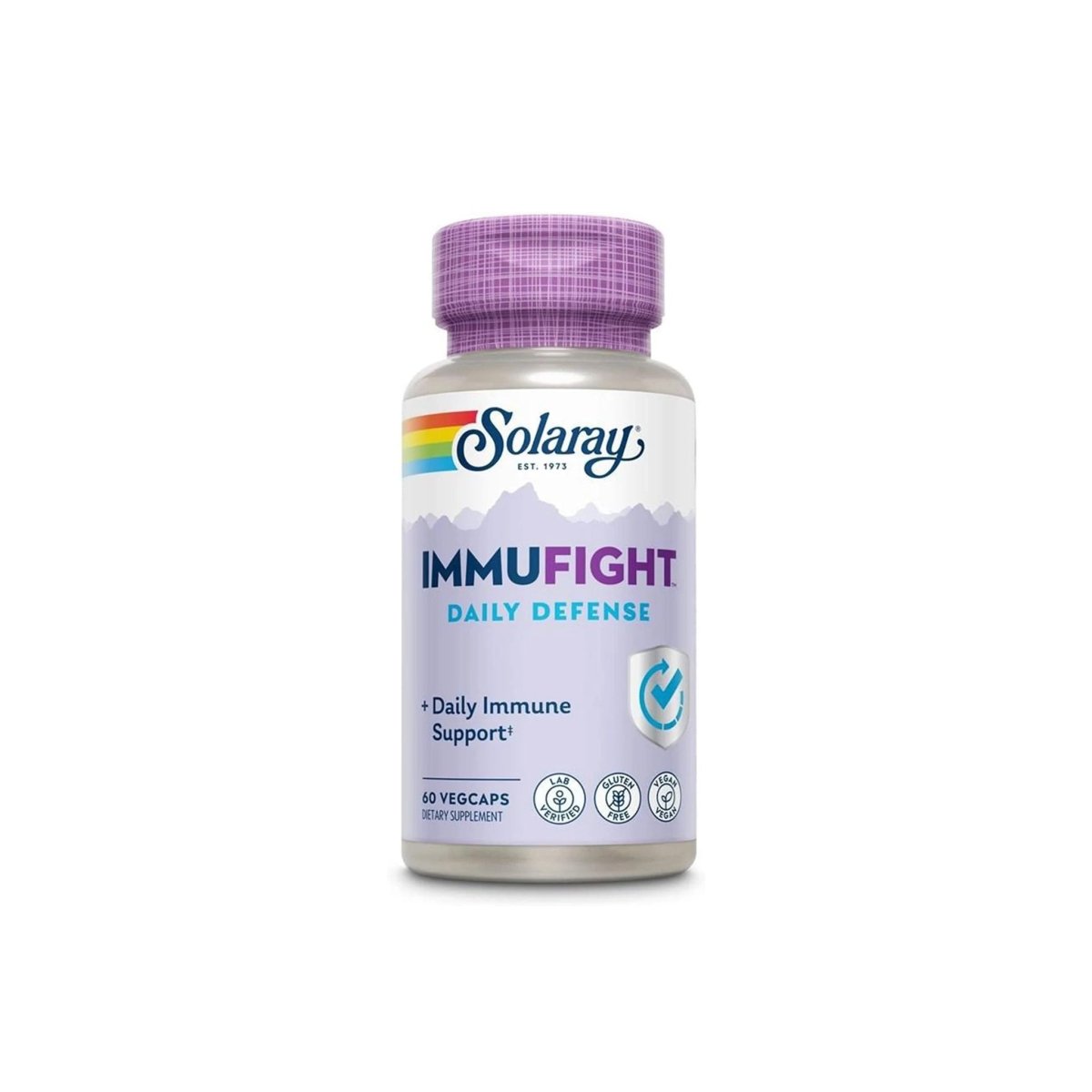 Solaray Immufight Daily Defense – Immune Support with Vitamin C, Zinc, Elderberry & Echinacea – 60 VegCaps - endnutrition.com