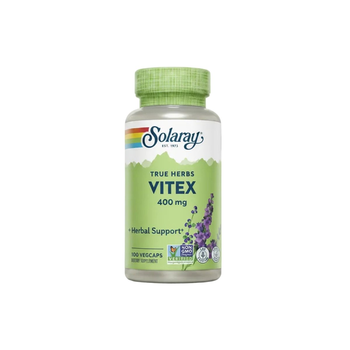 Solaray Vitex Berry 400 mg – Women’s Hormone Balance, Menstruation & Menopause Support – 100 Vegan Capsules - endnutrition.com