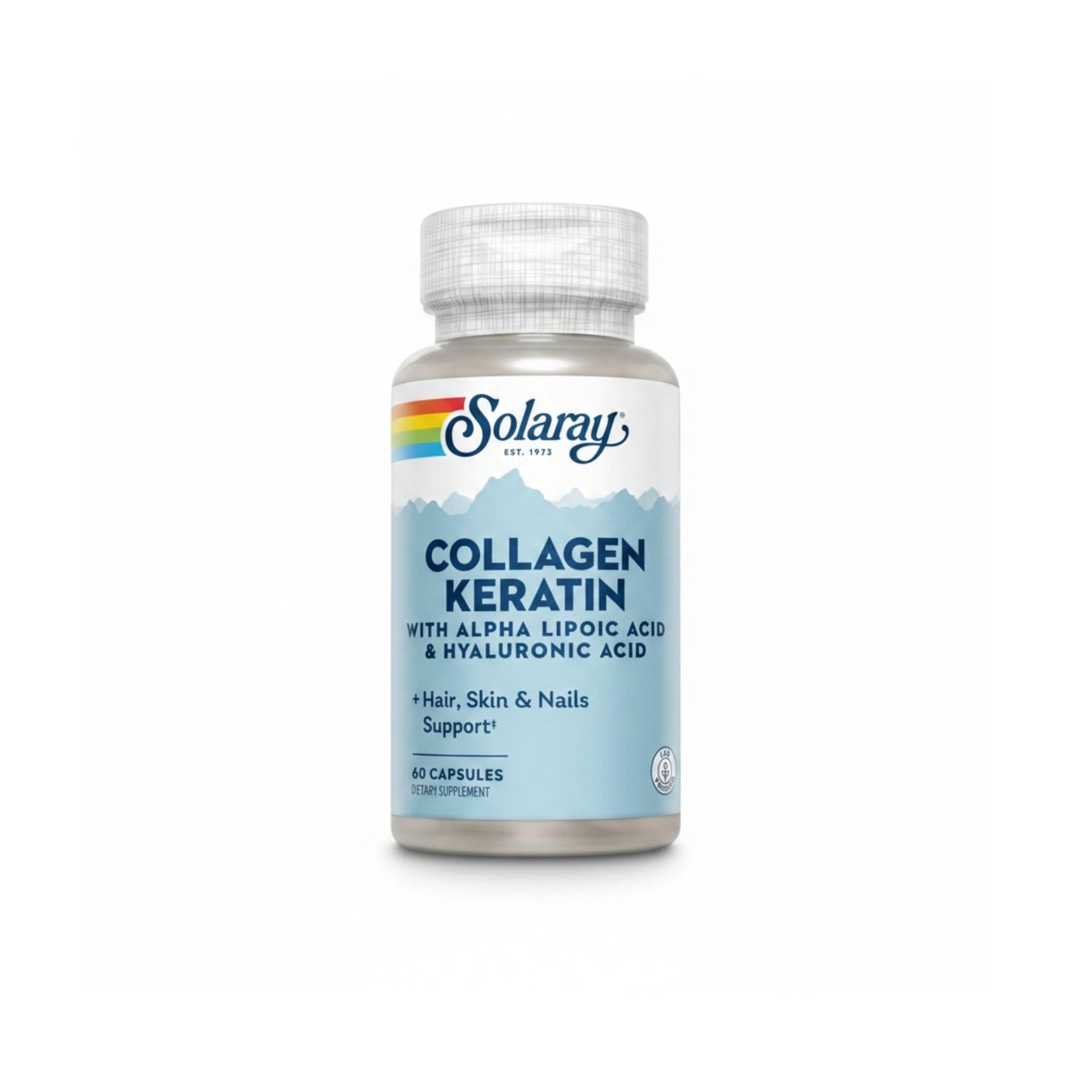 Solaray Collagen Keratin – Type I, II & III Collagen, Keratin, Hyaluronic Acid, Vitamin C, Zinc & Copper | 60 Capsules - endnutrition.com