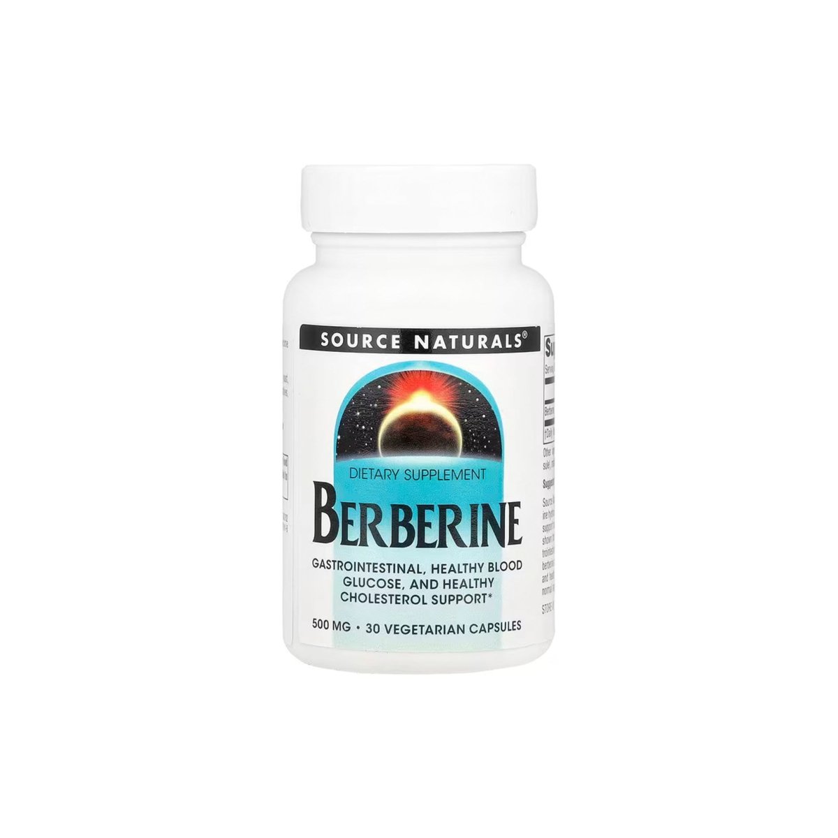 Source Naturals Berberine – 500 mg – 30 Vegetarian Capsules – Metabolic & Cardiovascular Support - endnutrition.com